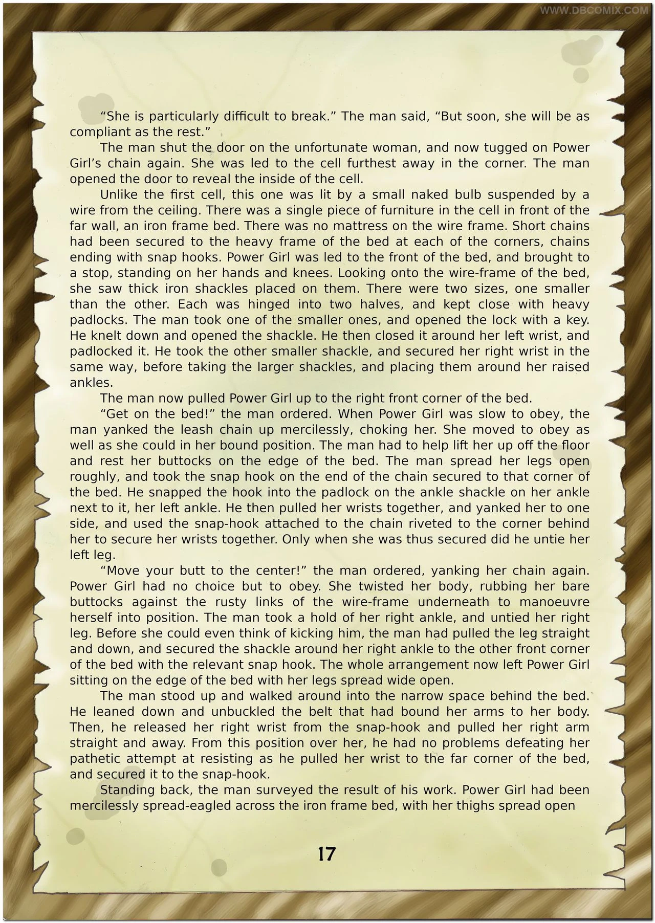 Breaking Powergirl porn comic picture 19