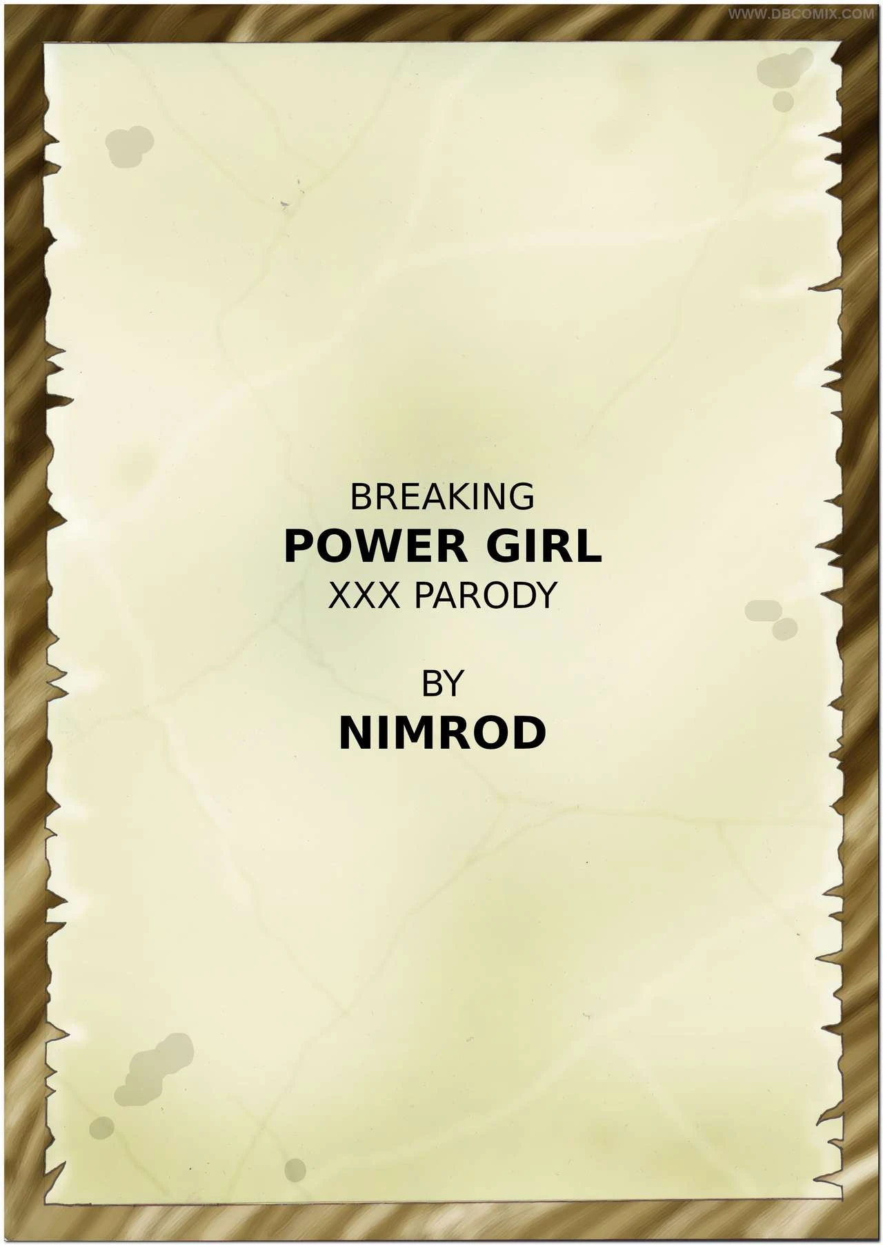 Breaking Powergirl porn comic picture 2