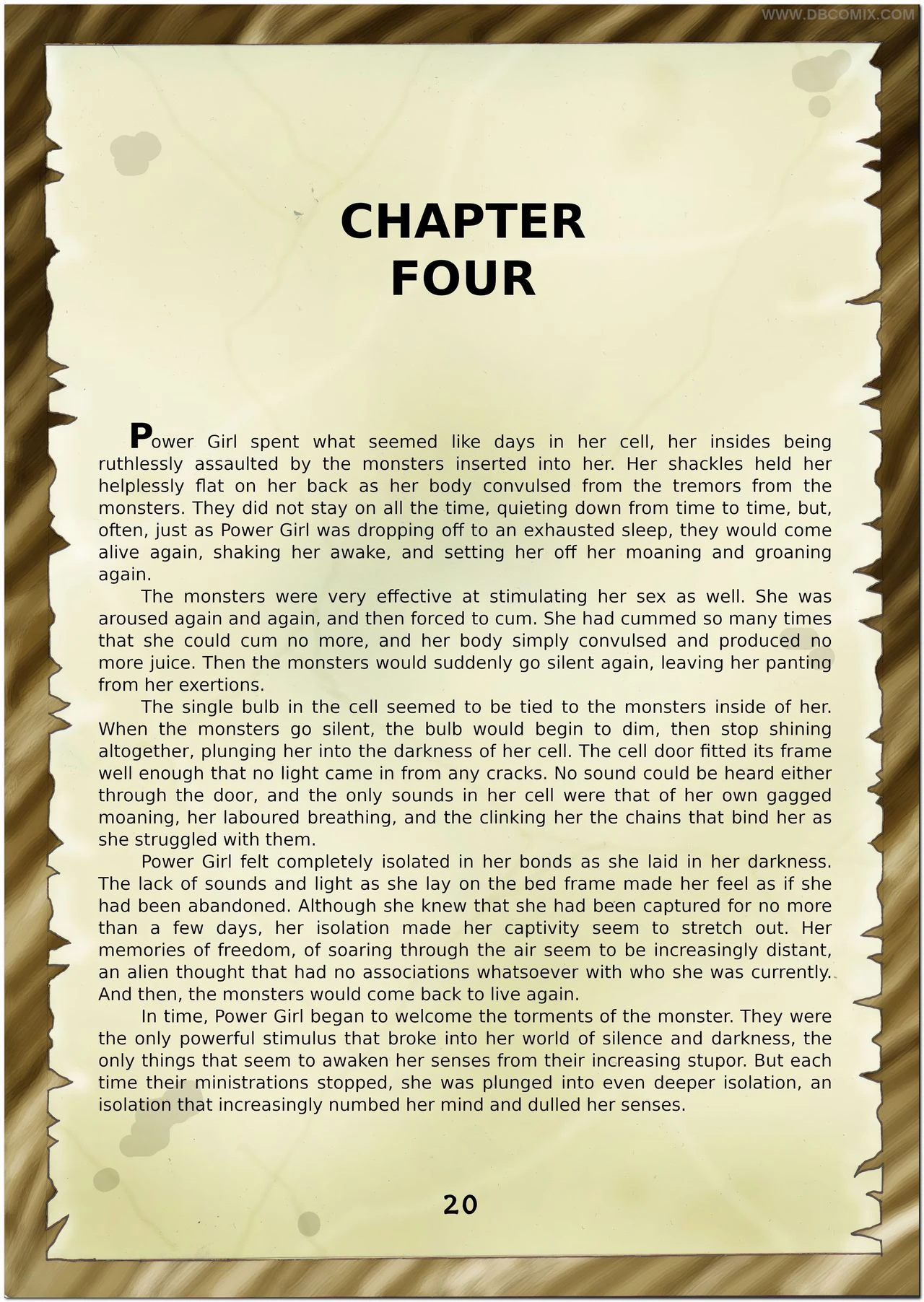 Breaking Powergirl porn comic picture 22