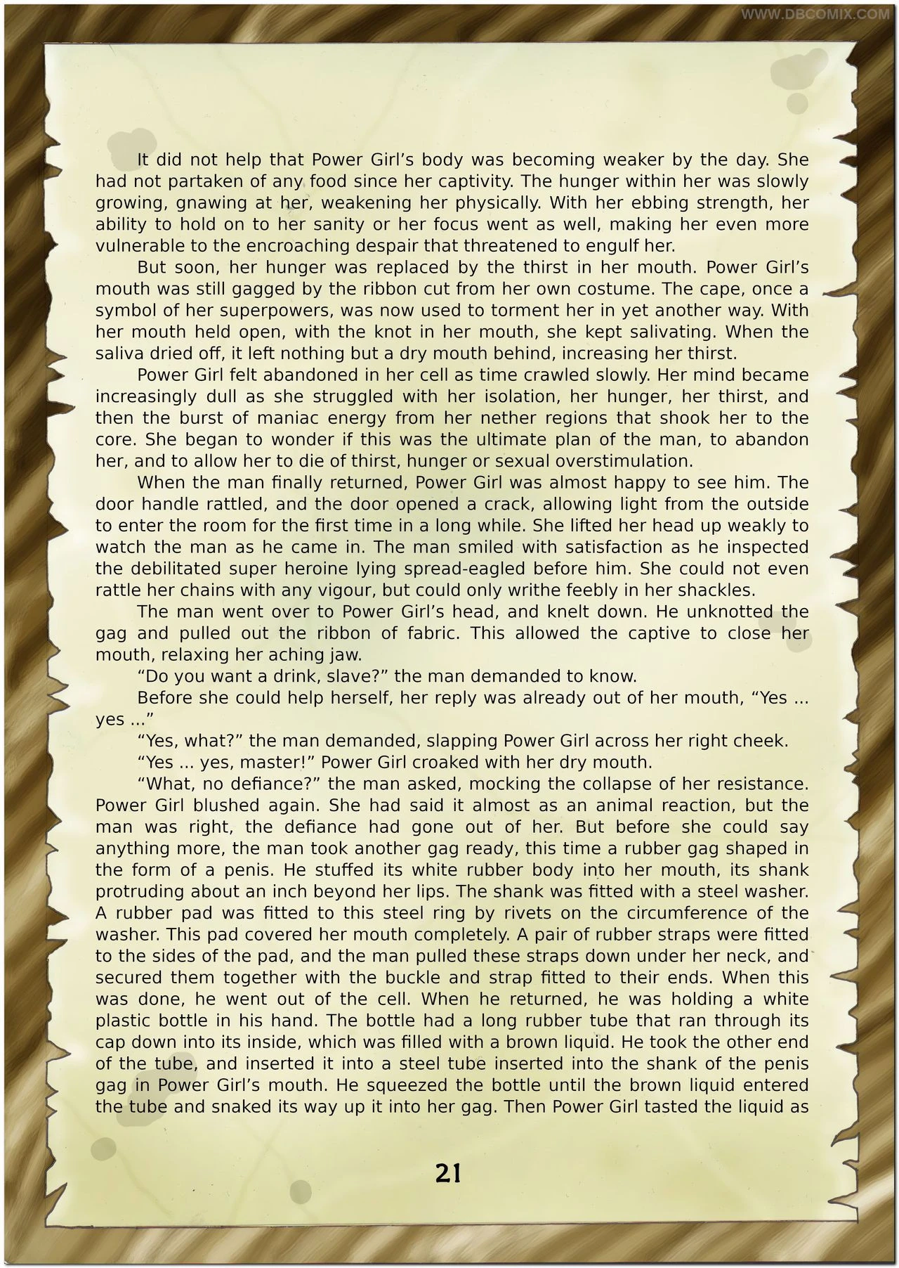 Breaking Powergirl porn comic picture 23