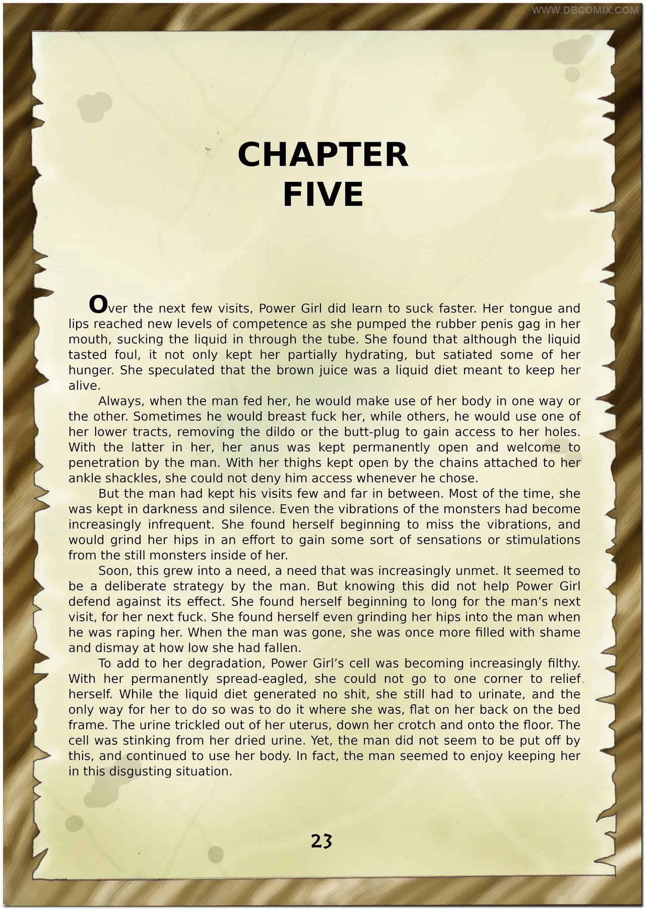 Breaking Powergirl porn comic picture 25