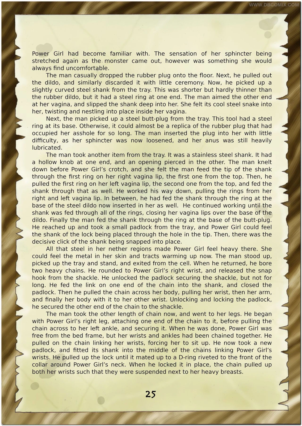 Breaking Powergirl porn comic picture 27