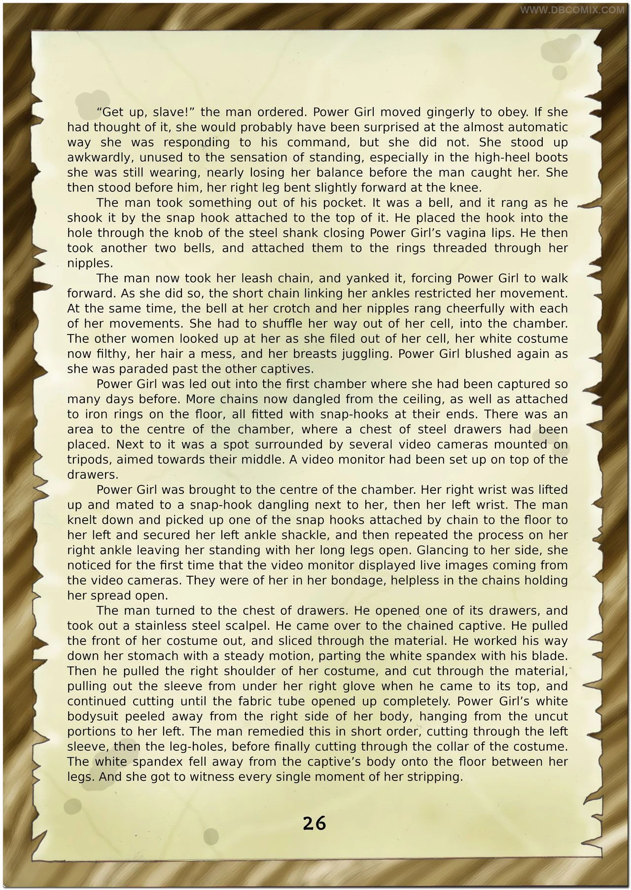 Breaking Powergirl porn comic picture 28