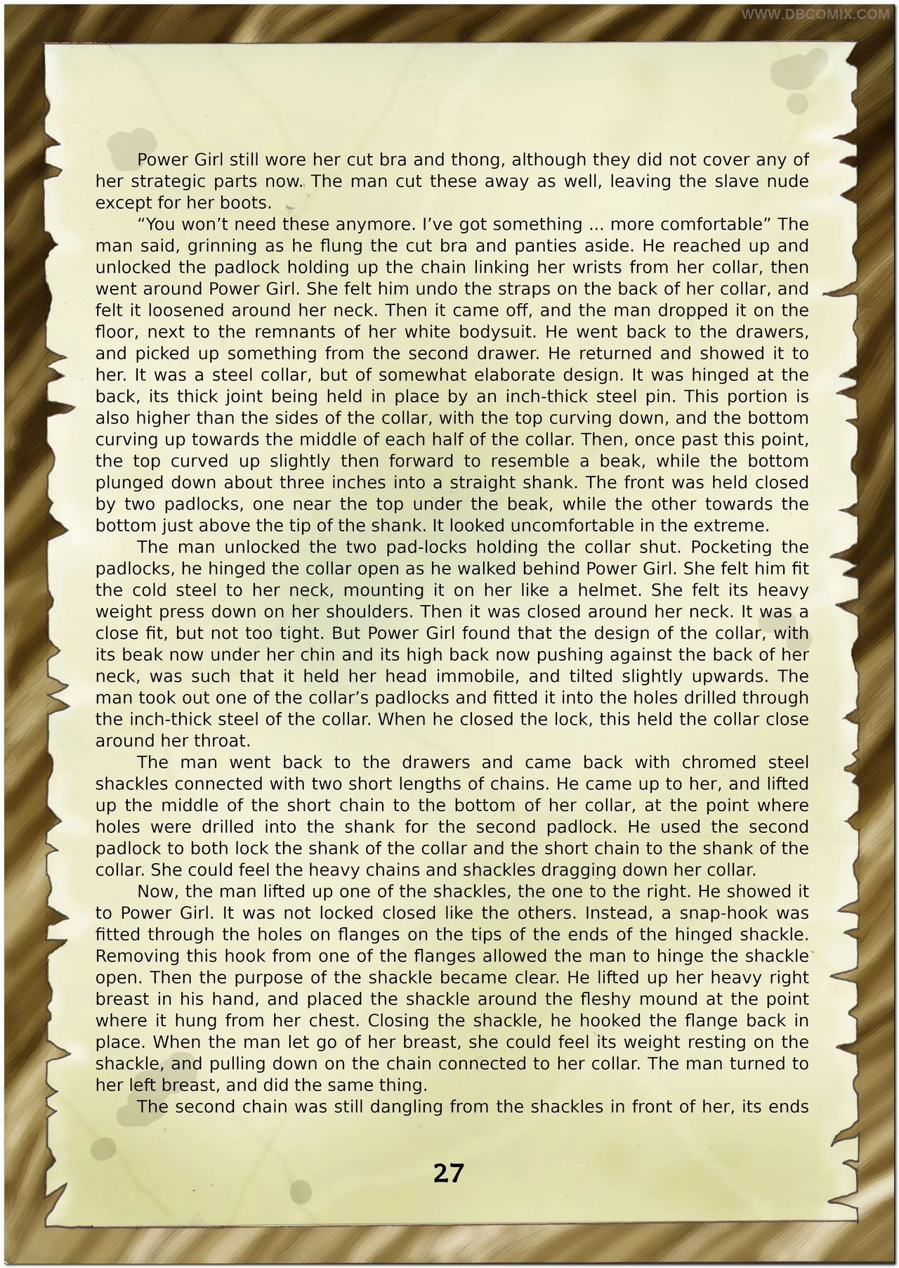 Breaking Powergirl porn comic picture 29