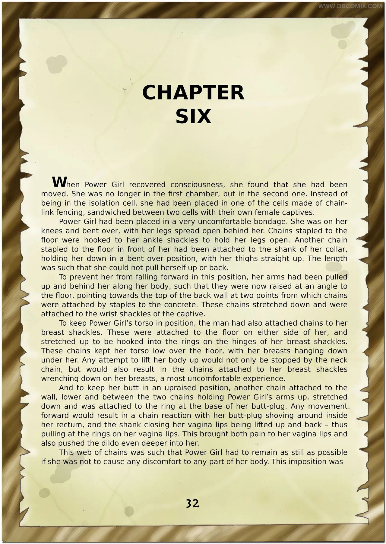 Breaking Powergirl porn comic picture 34