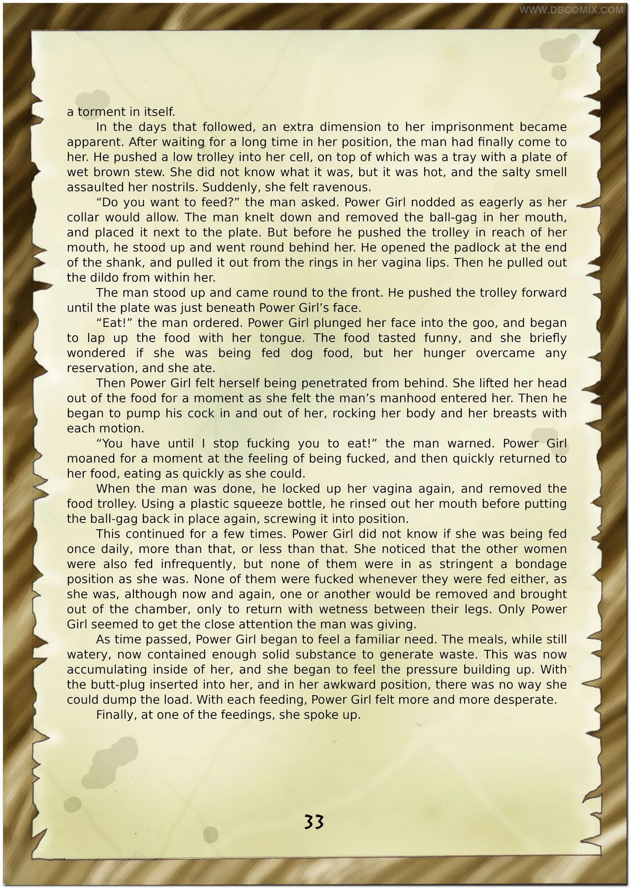 Breaking Powergirl porn comic picture 35