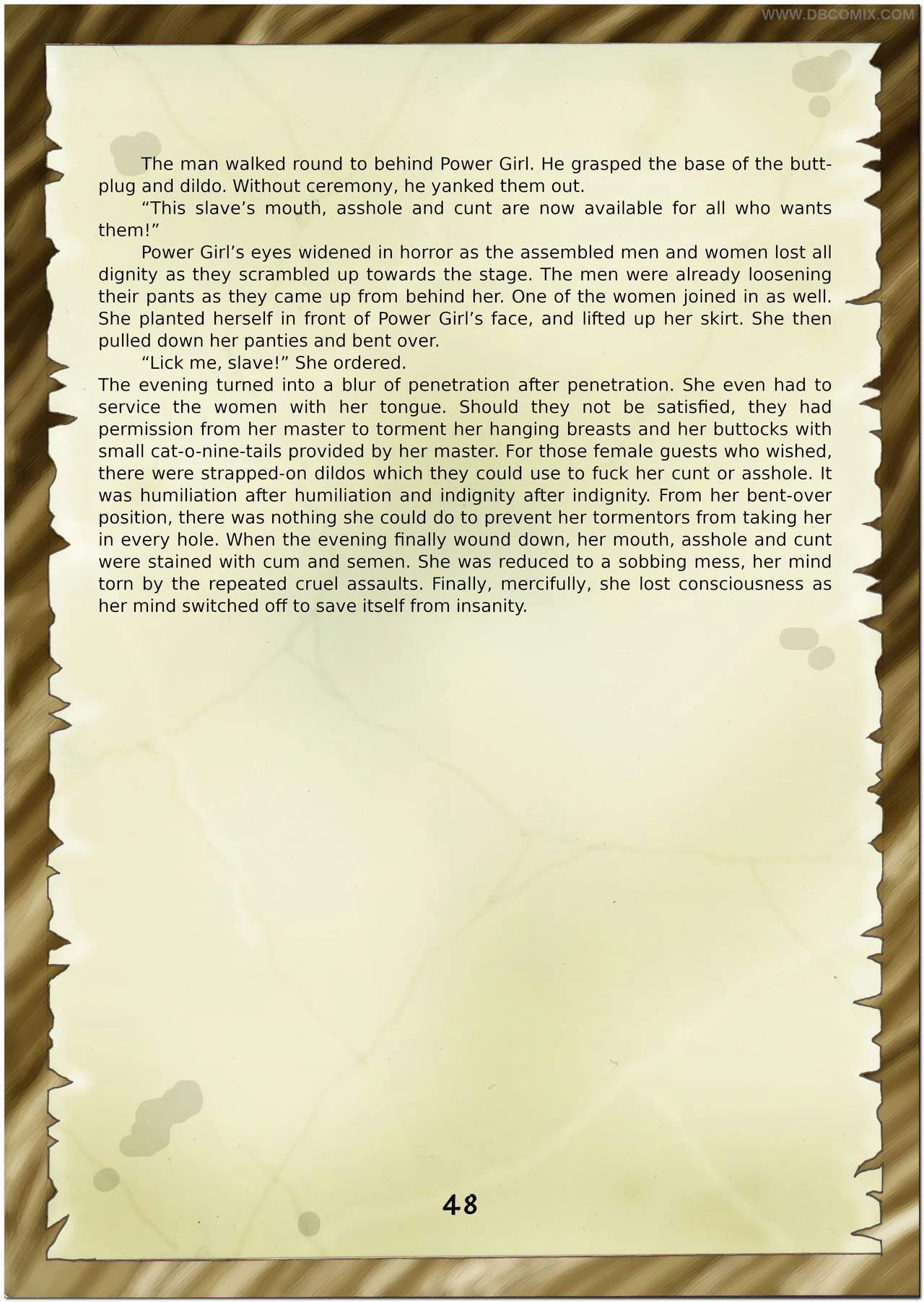 Breaking Powergirl porn comic picture 50