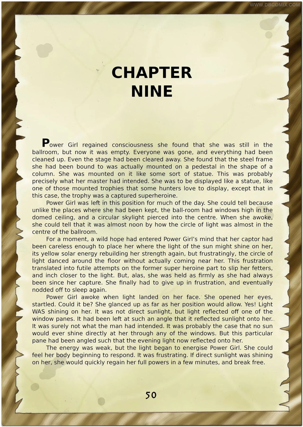 Breaking Powergirl porn comic picture 52