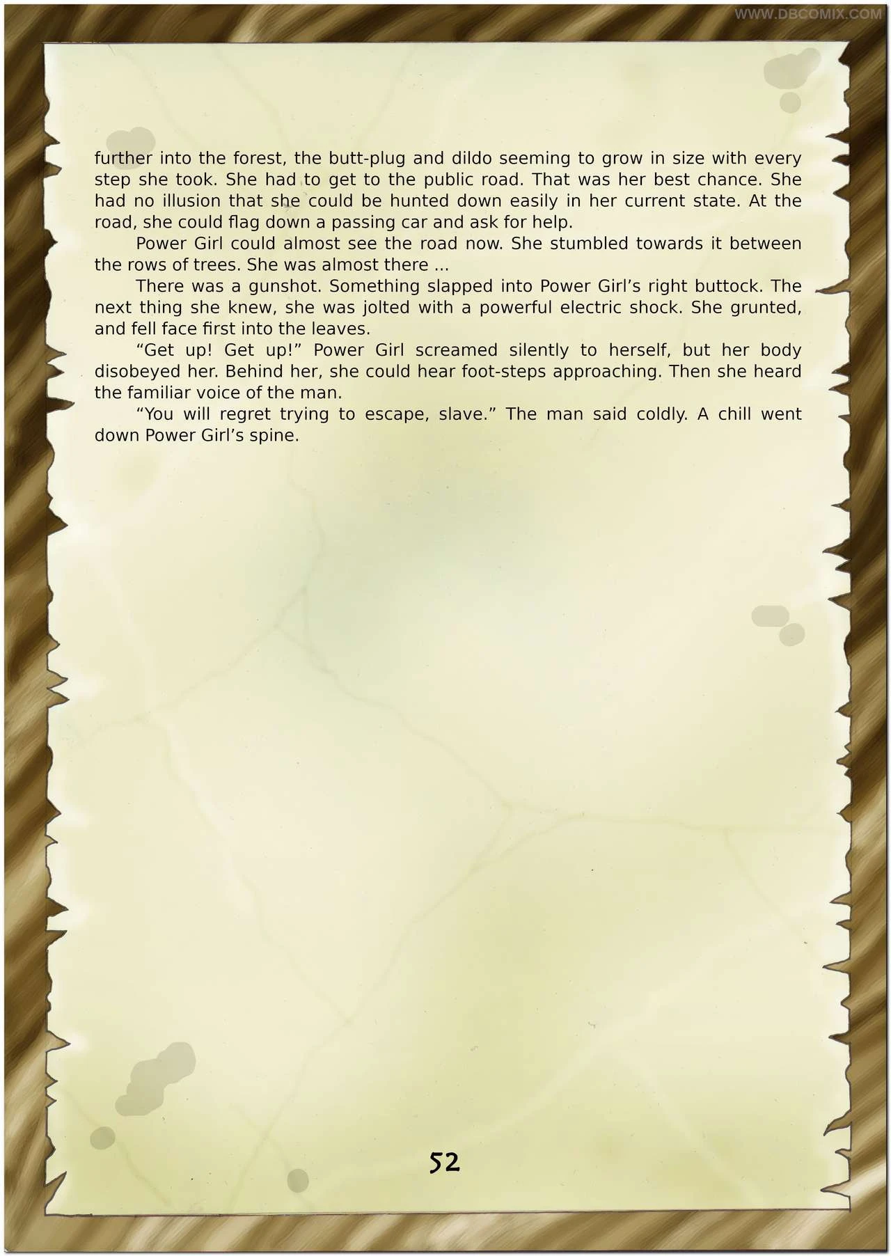 Breaking Powergirl porn comic picture 54