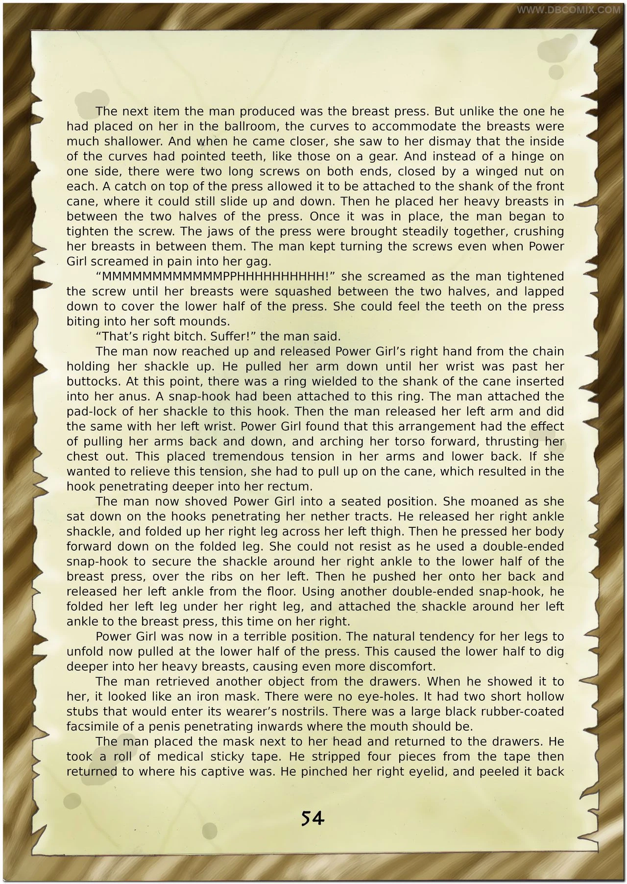 Breaking Powergirl porn comic picture 56