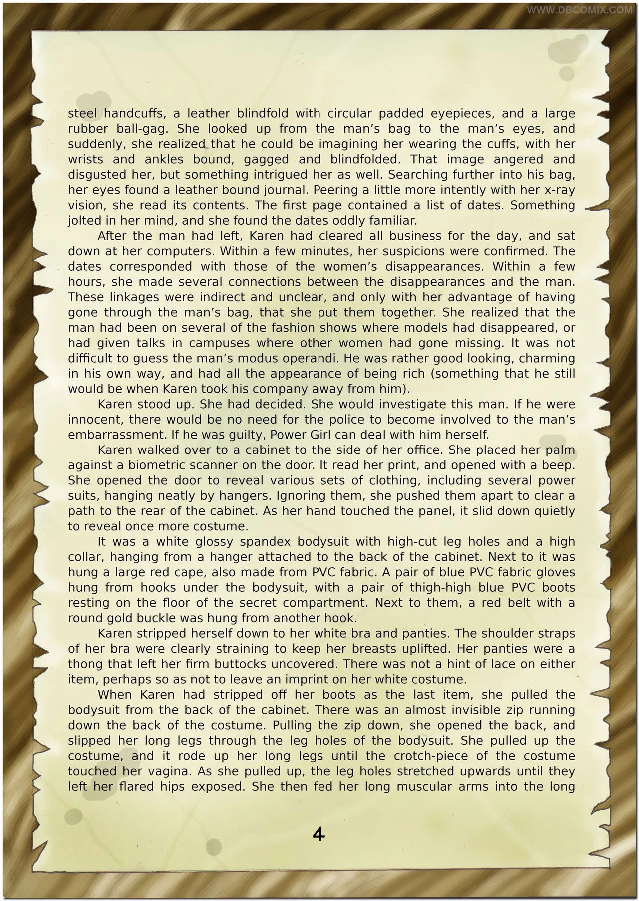 Breaking Powergirl porn comic picture 6