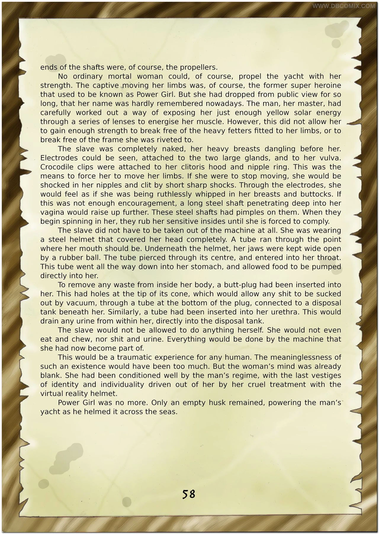 Breaking Powergirl porn comic picture 60