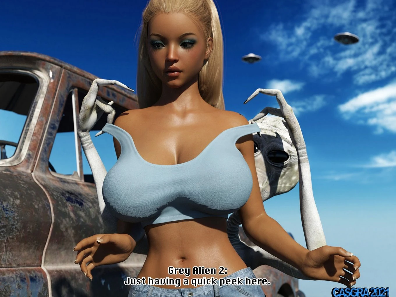 Bridget Gets Abducted porn comic picture 14