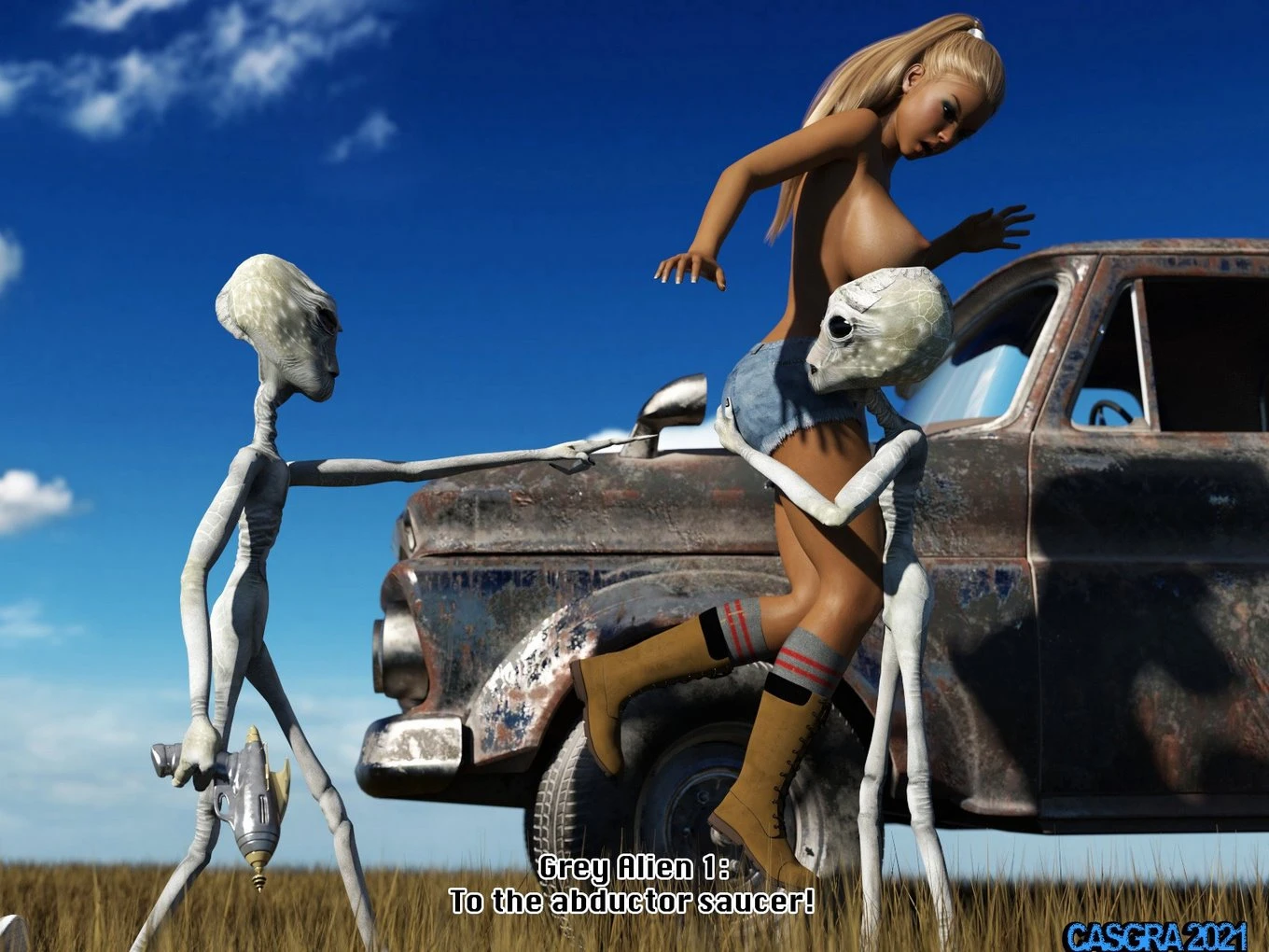 Bridget Gets Abducted porn comic picture 20