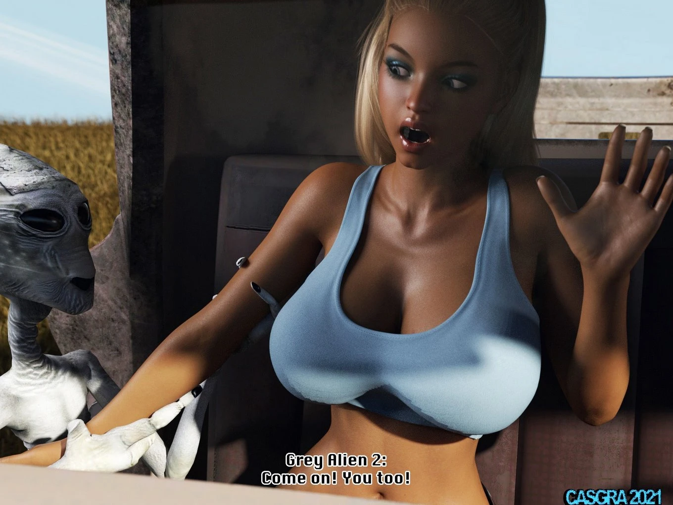 Bridget Gets Abducted porn comic picture 9