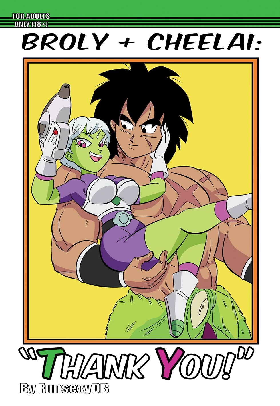 Broly x Cheelai: Thank You! porn comic picture 1