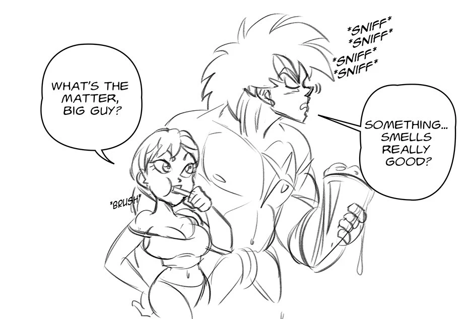 Broly x Cheelai: Thank You! porn comic picture 34