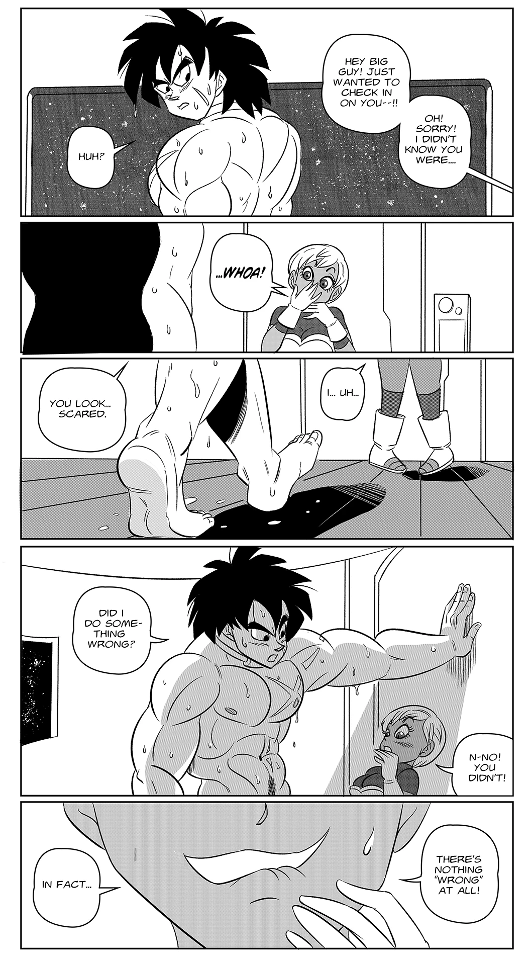 Broly x Cheelai: Thank You! porn comic picture 49
