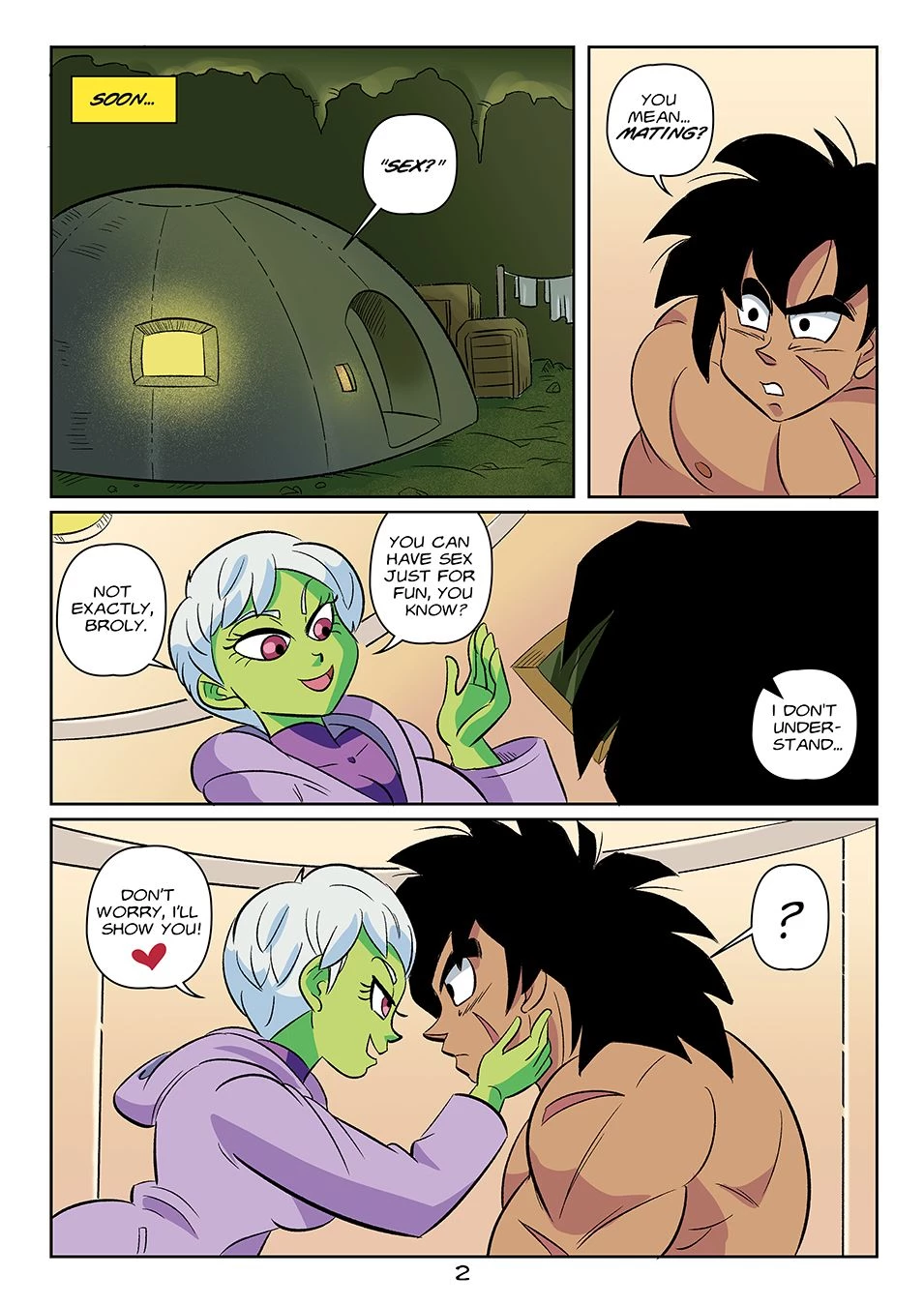 Broly x Cheelai: Thank You! porn comic picture 52