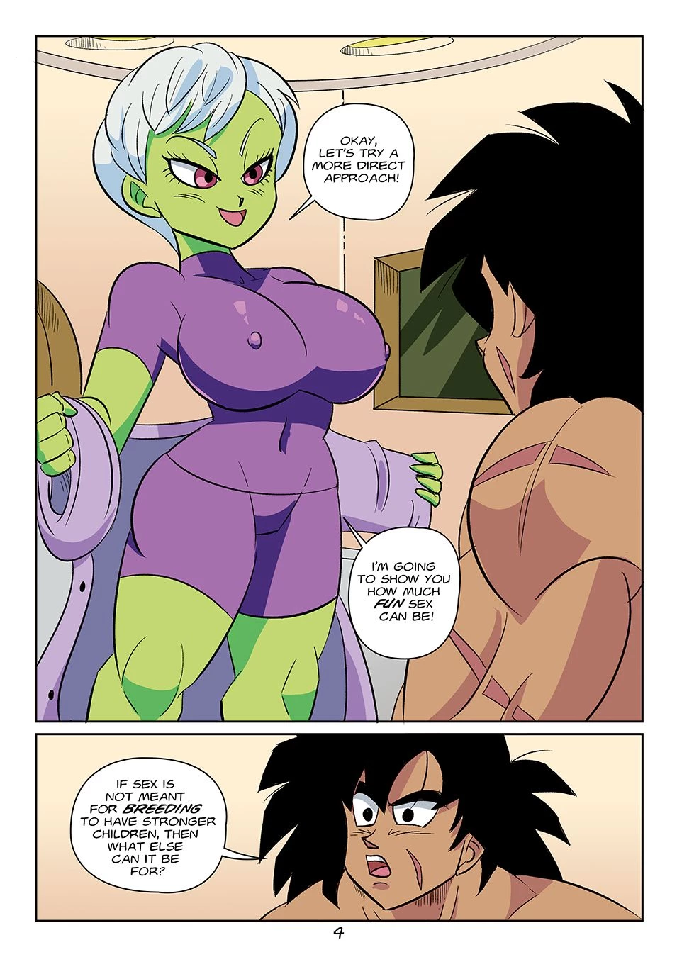 Broly x Cheelai: Thank You! porn comic picture 54