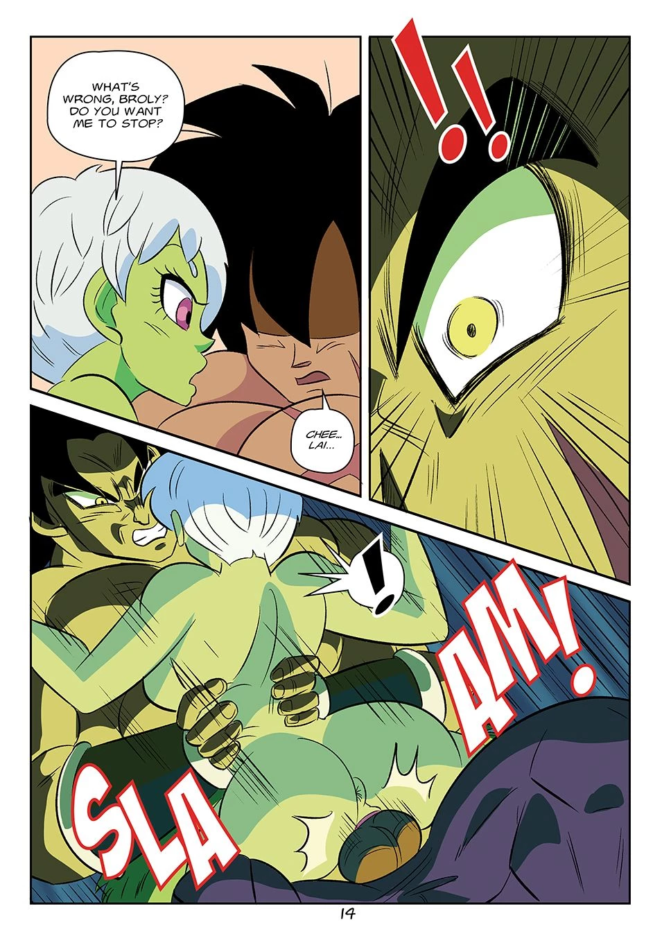 Broly x Cheelai: Thank You! porn comic picture 64