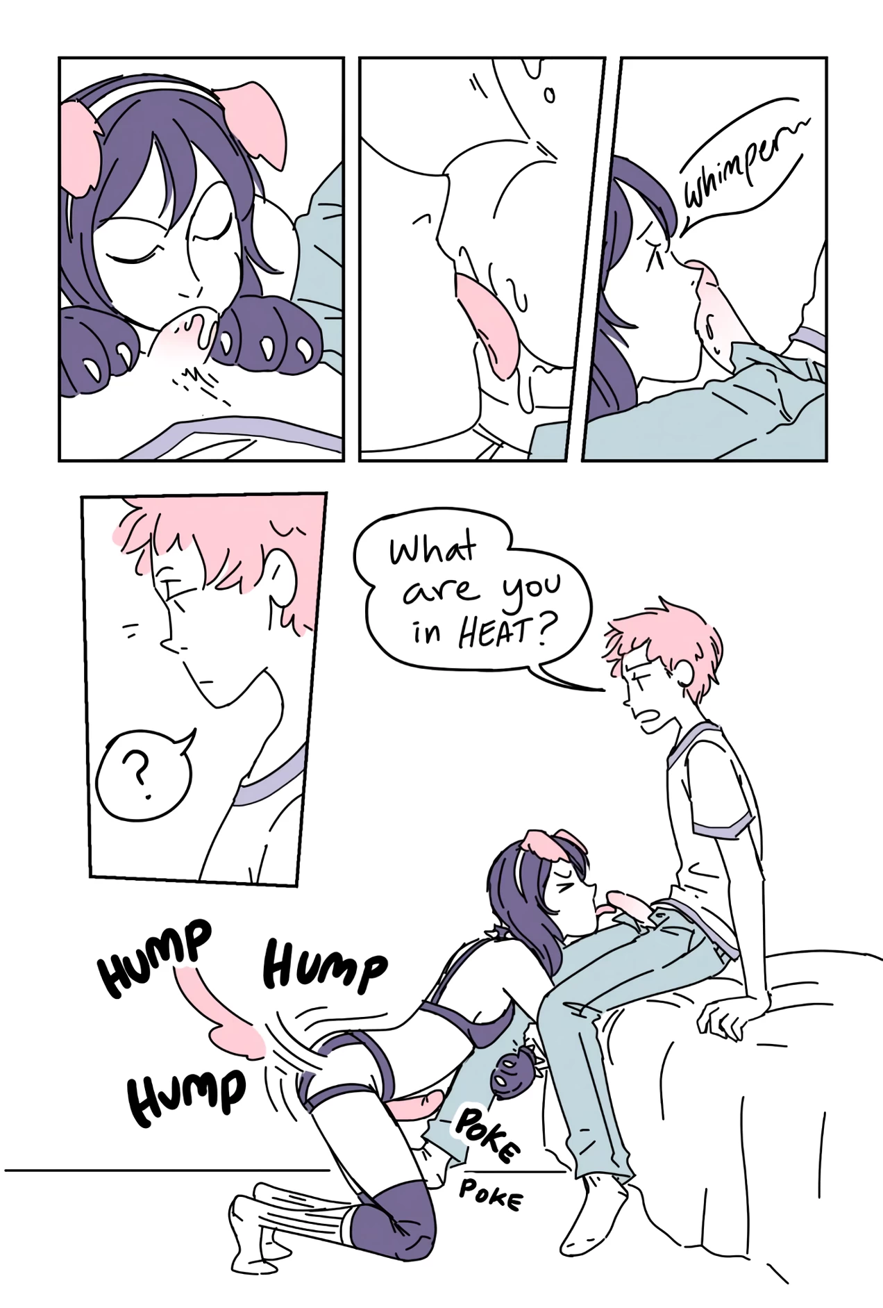 Bubblegum Lovers Petplay porn comic picture 10