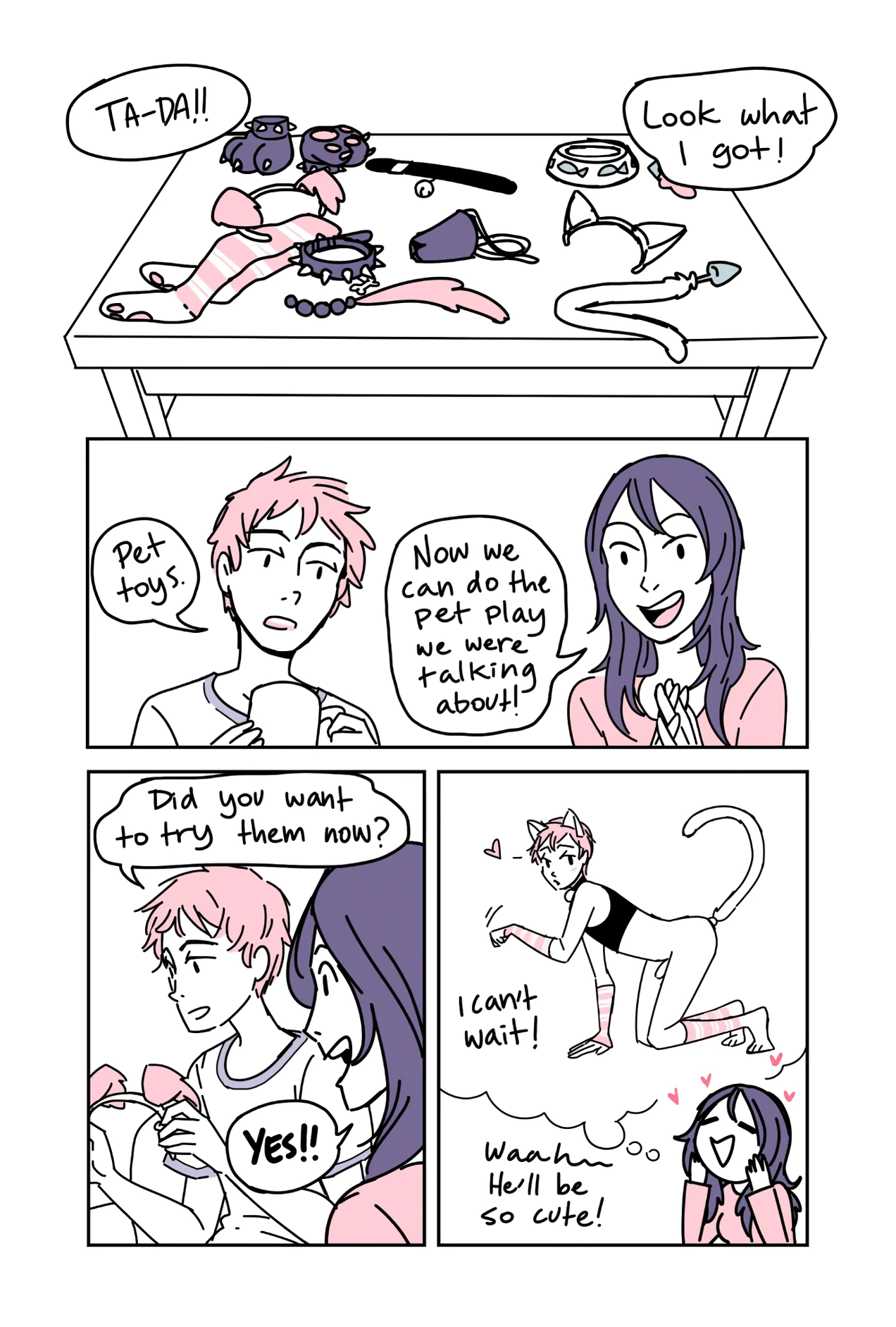 Bubblegum Lovers Petplay porn comic picture 2