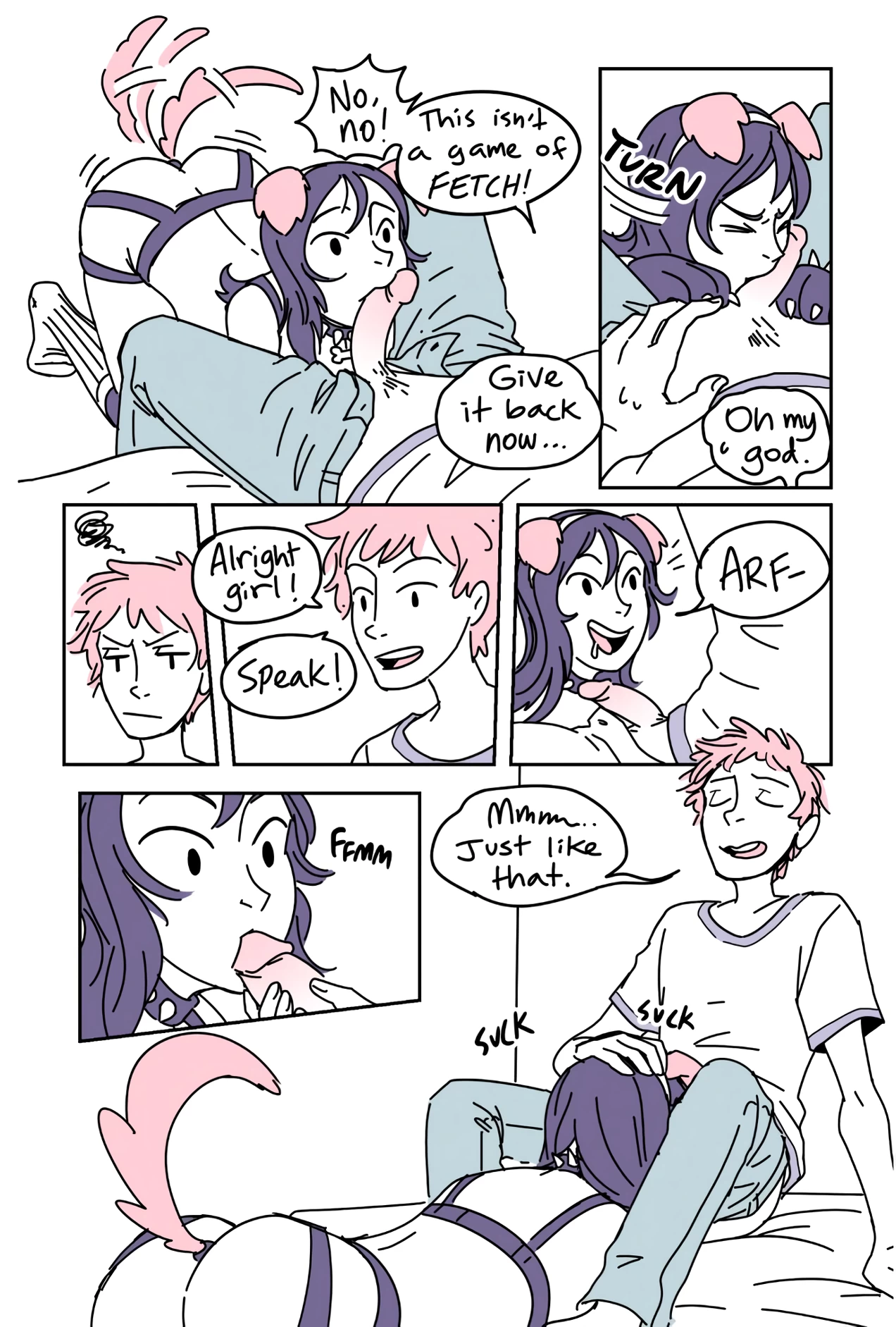 Bubblegum Lovers Petplay porn comic picture 9