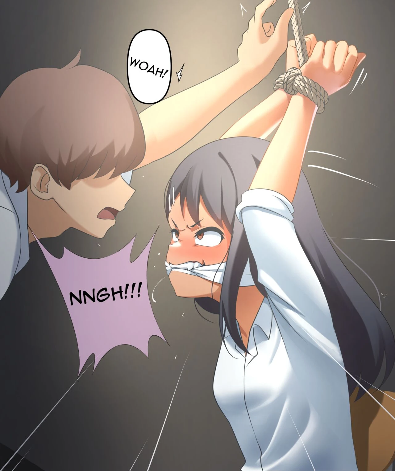Bullying Miss Nagatoro porn comic picture 7