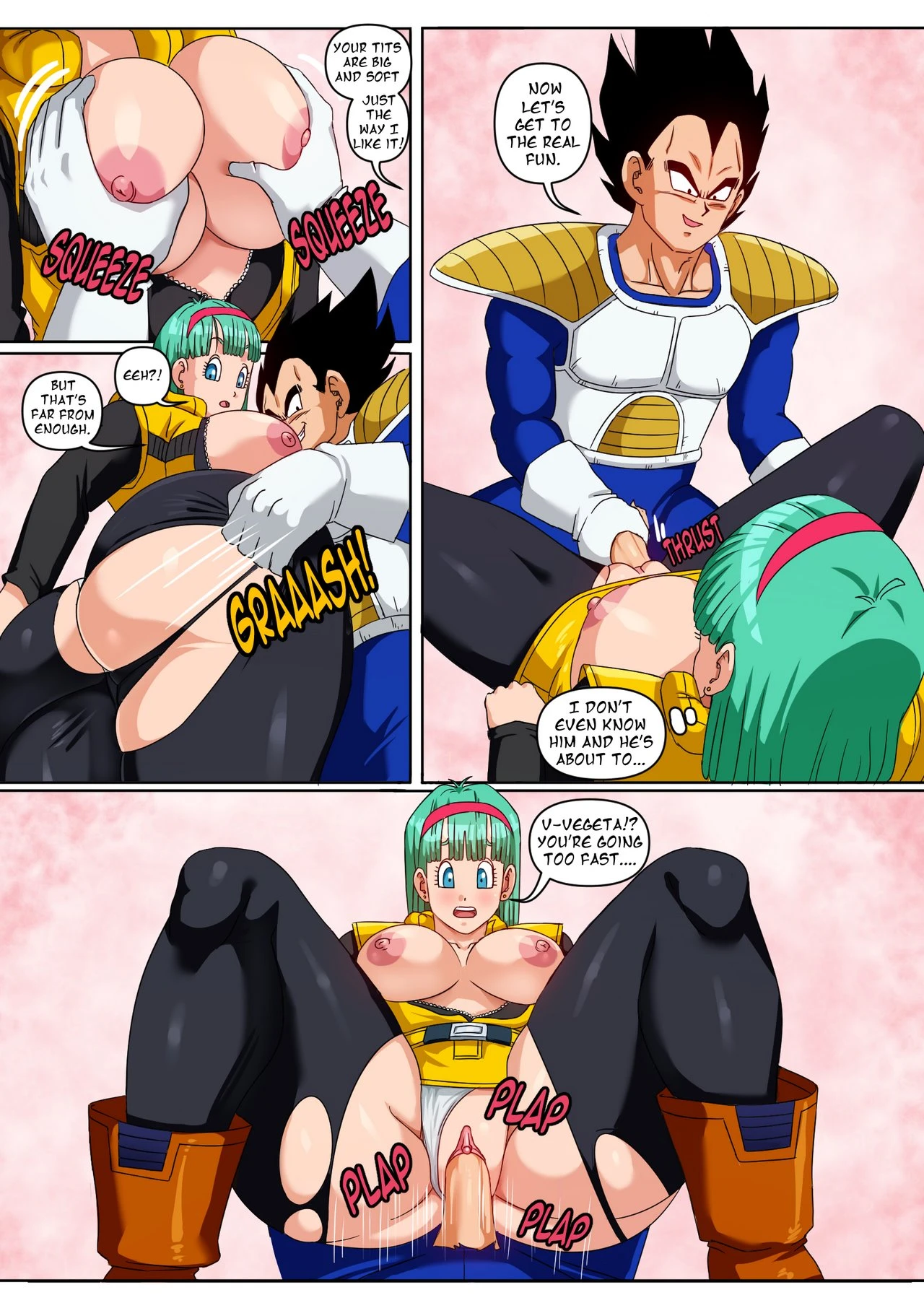 Bulma & Vegeta porn comic picture 4