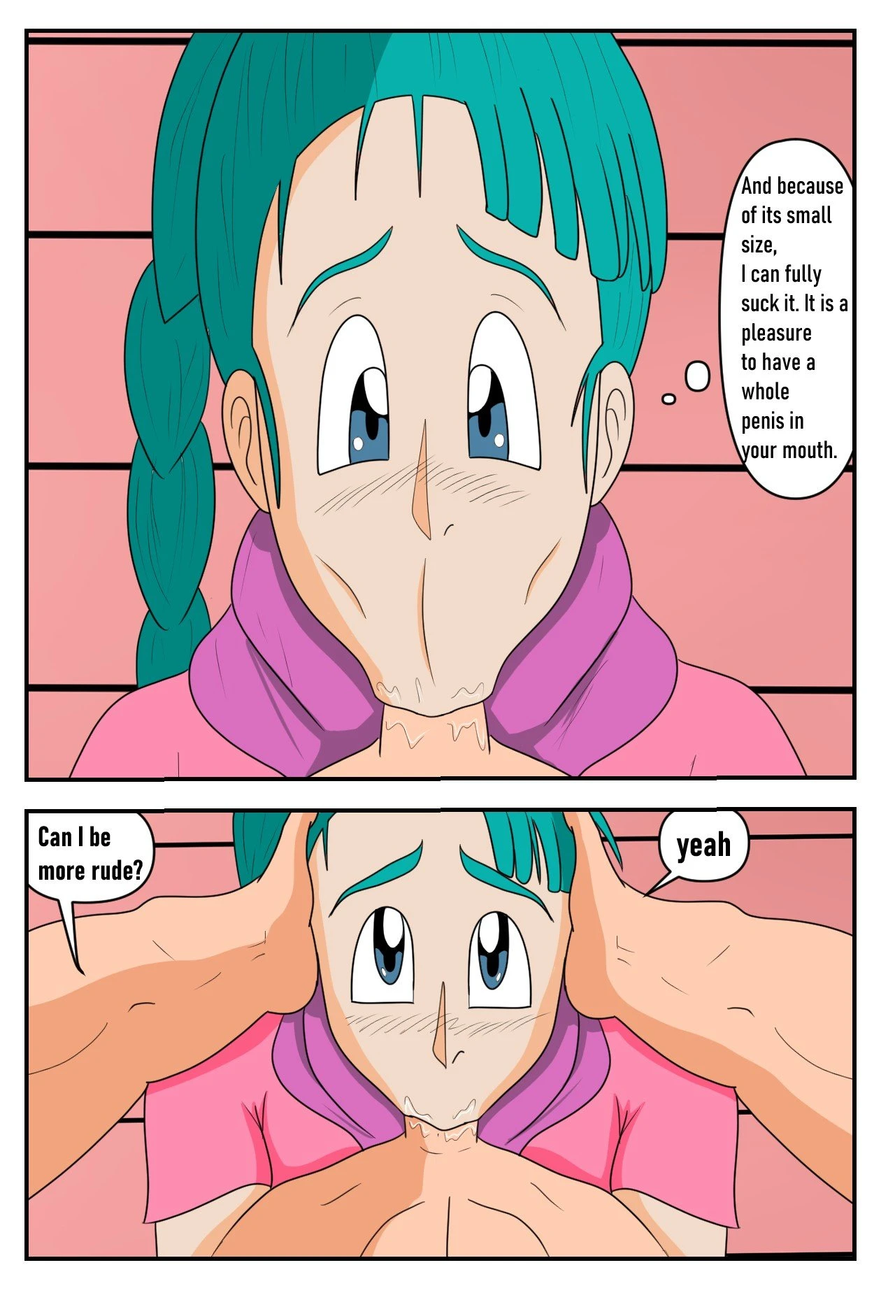 Bulma x Krilin porn comic picture 10