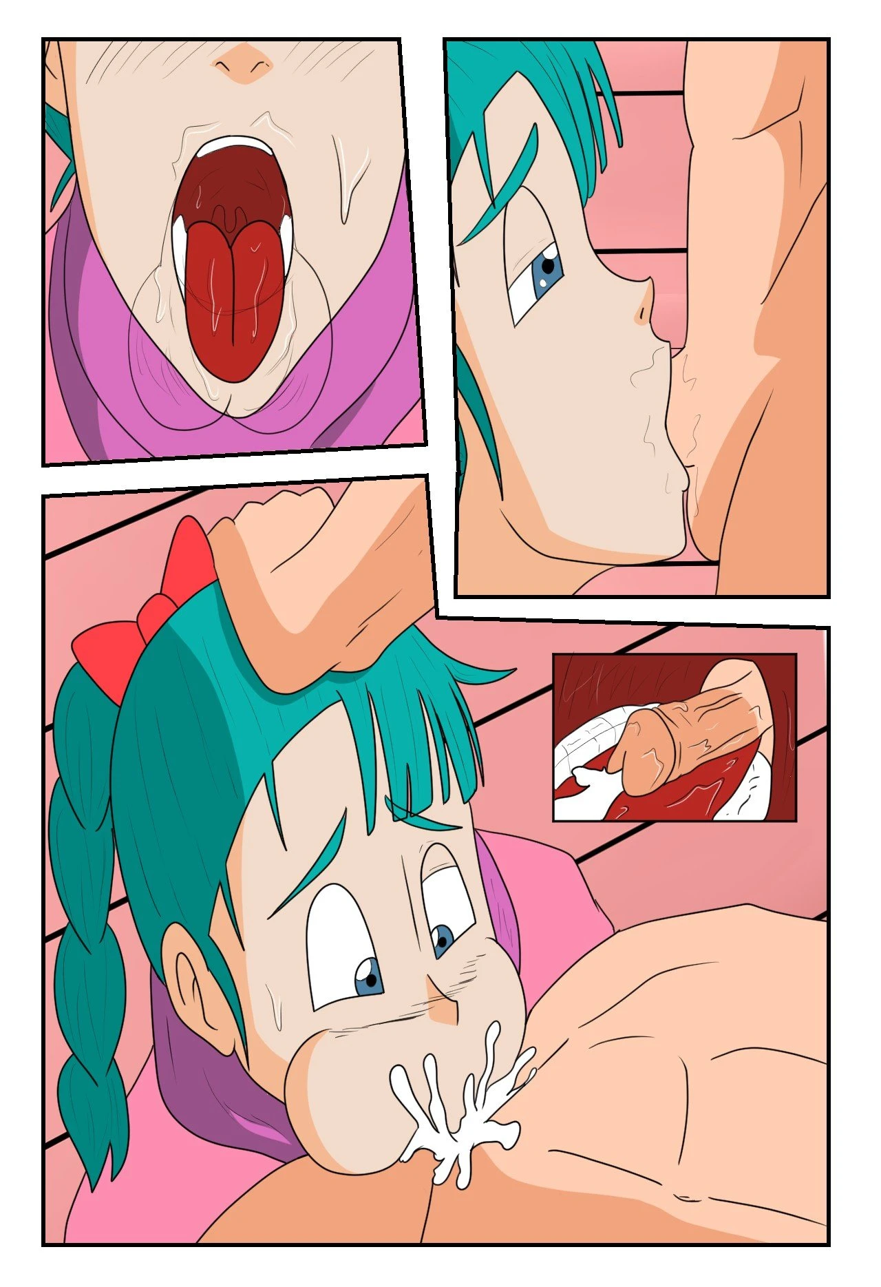 Bulma x Krilin porn comic picture 11