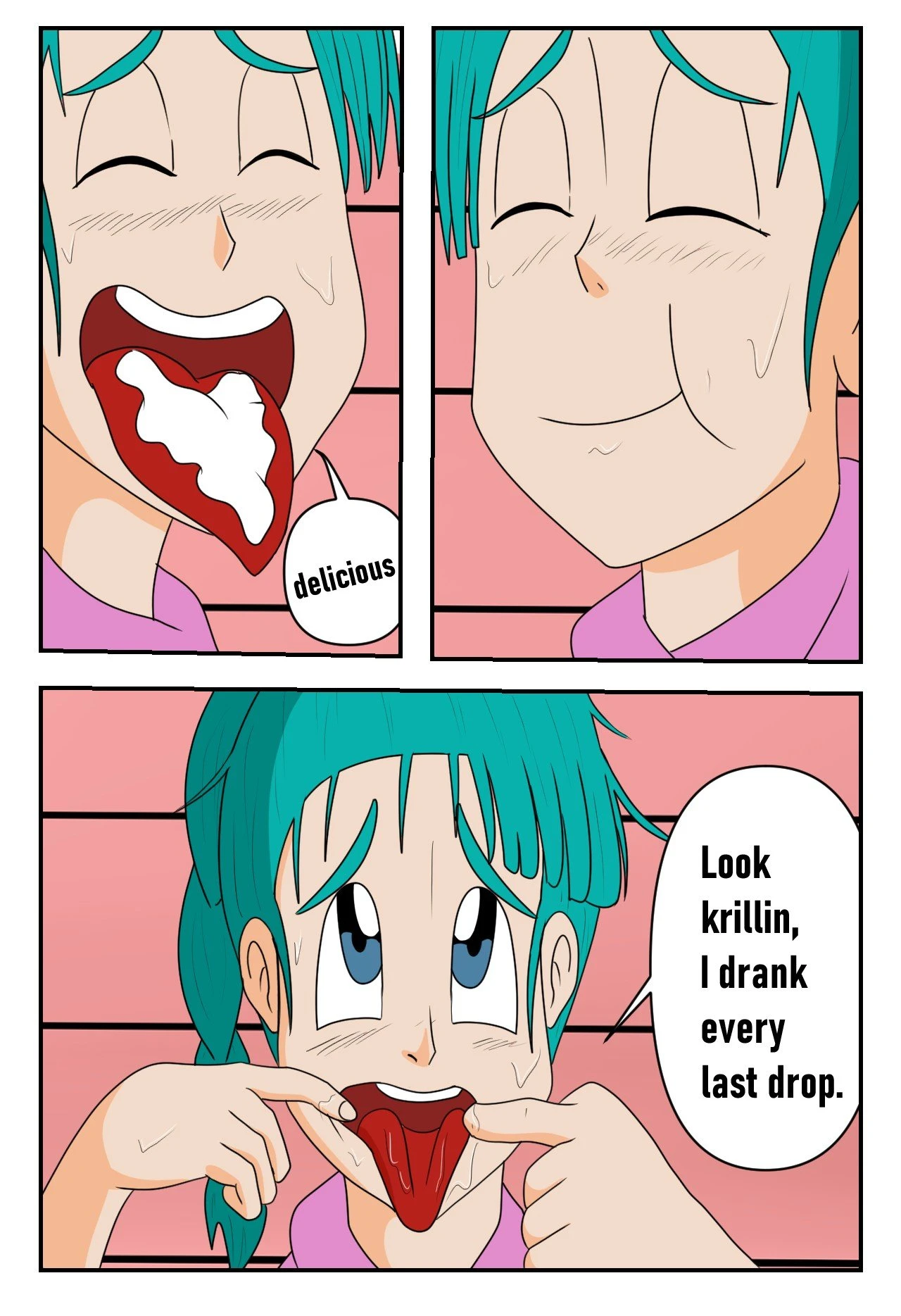 Bulma x Krilin porn comic picture 13