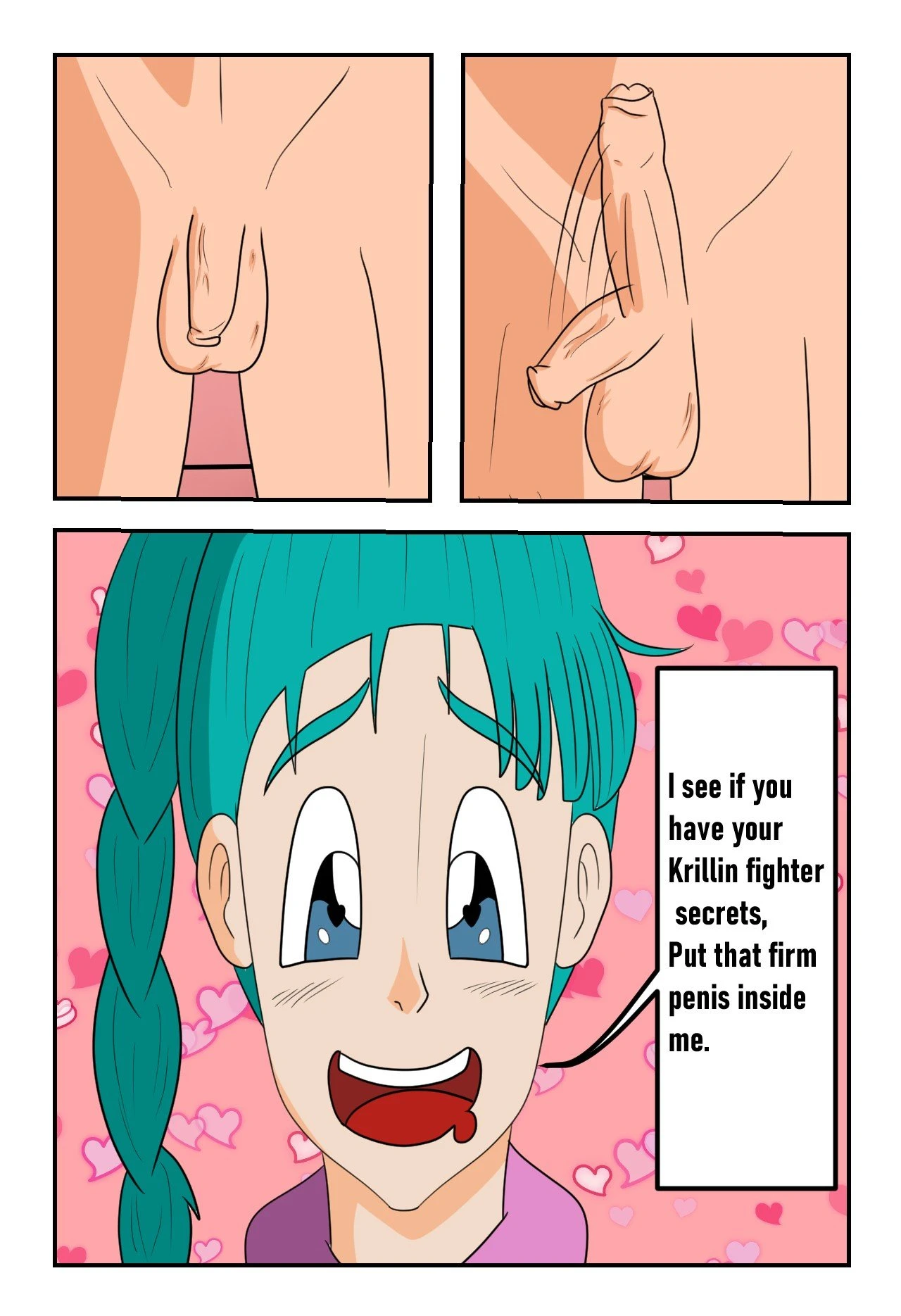 Bulma x Krilin porn comic picture 16