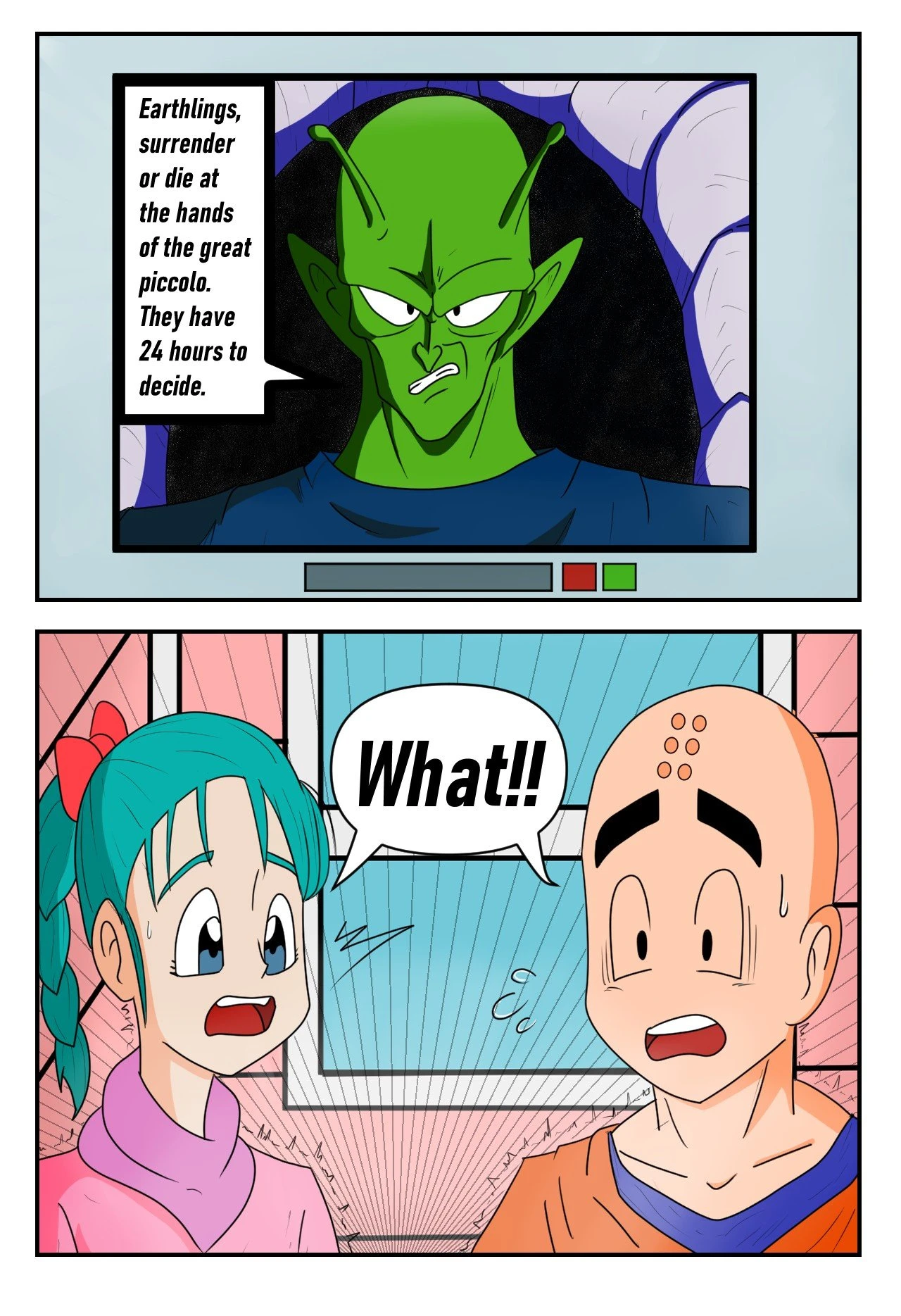 Bulma x Krilin porn comic picture 2