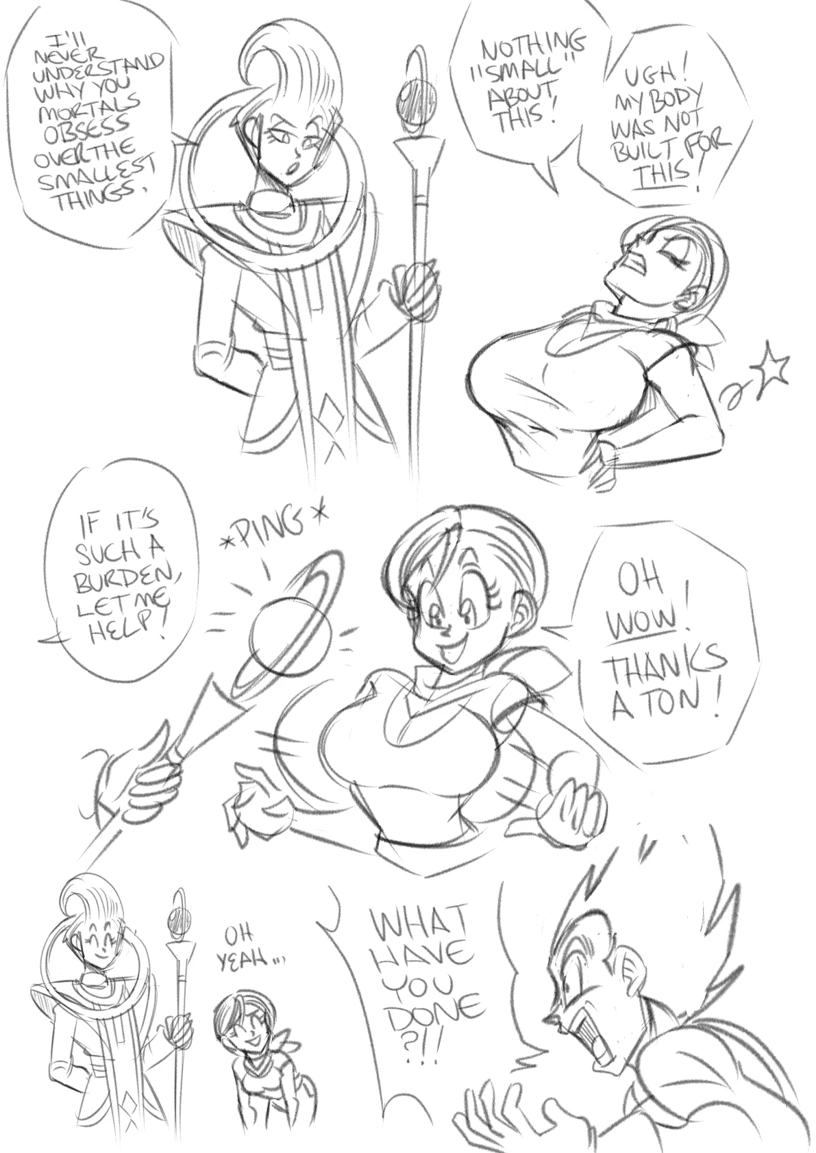 Bulma's New Boobs porn comic picture 31