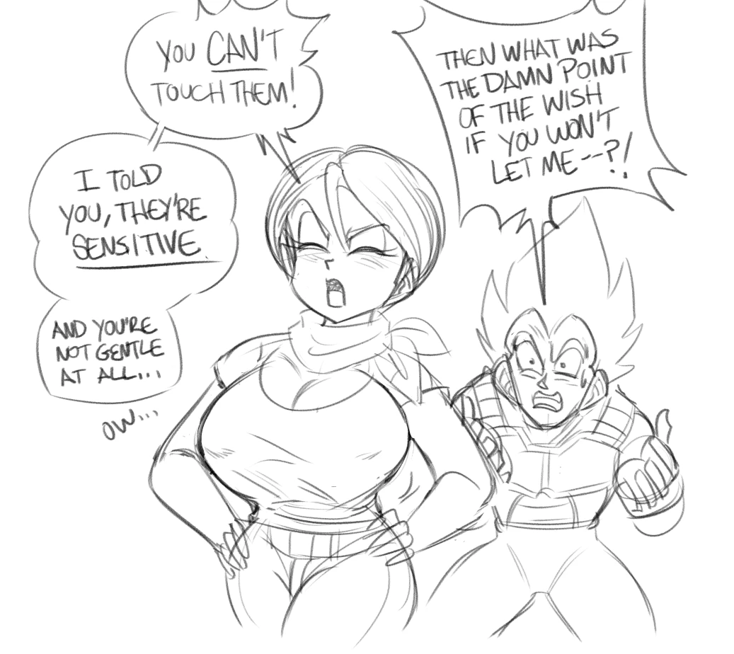 Bulma's New Boobs porn comic picture 6