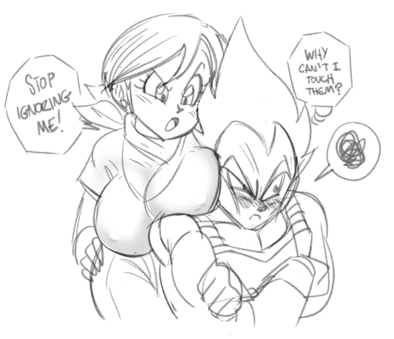 Bulma's New Boobs porn comic picture 9