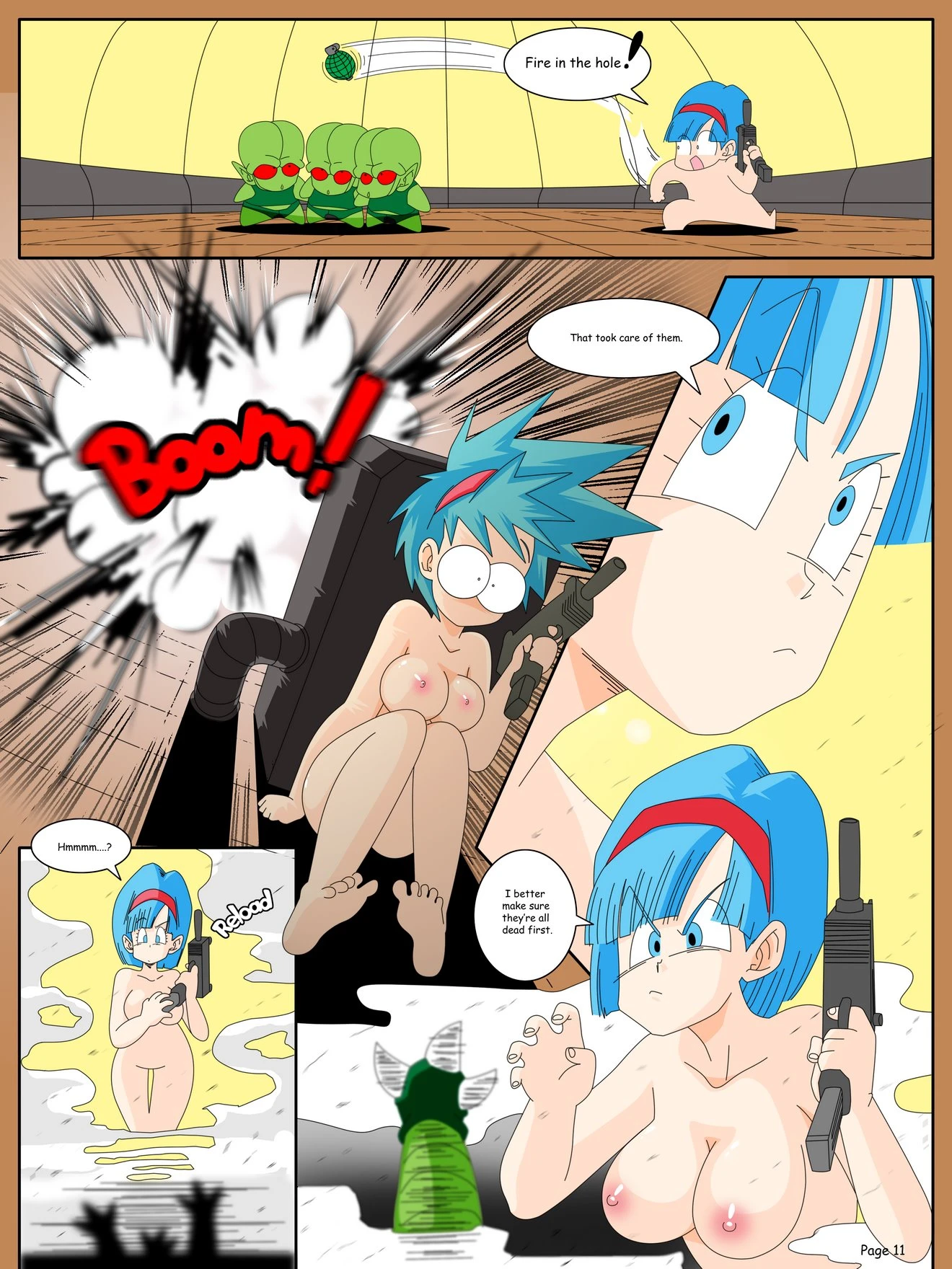 Bulma's Nightmare porn comic picture 15