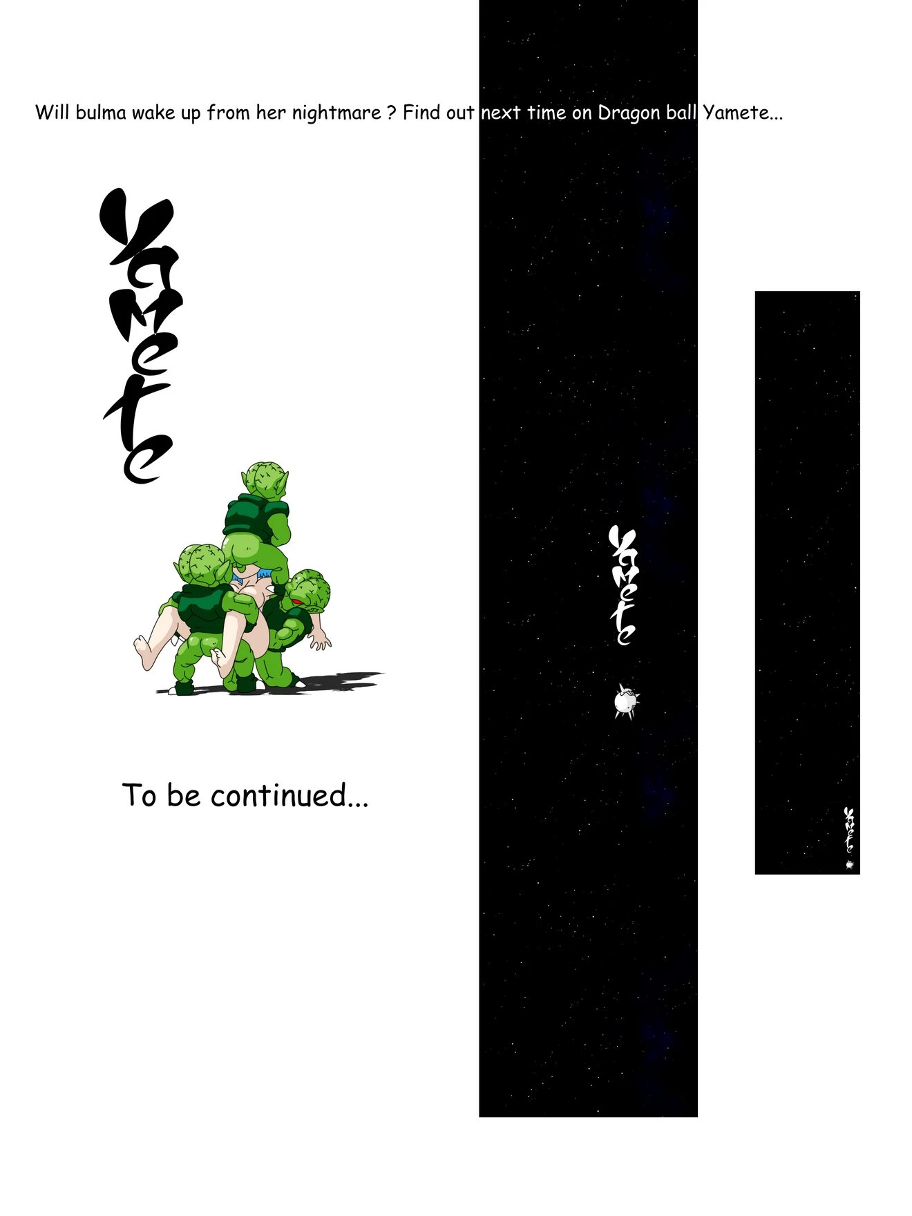 Bulma's Nightmare porn comic picture 22