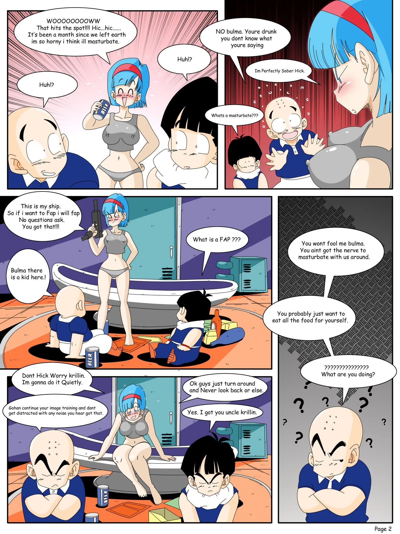 Bulma's Nightmare porn comic picture 6