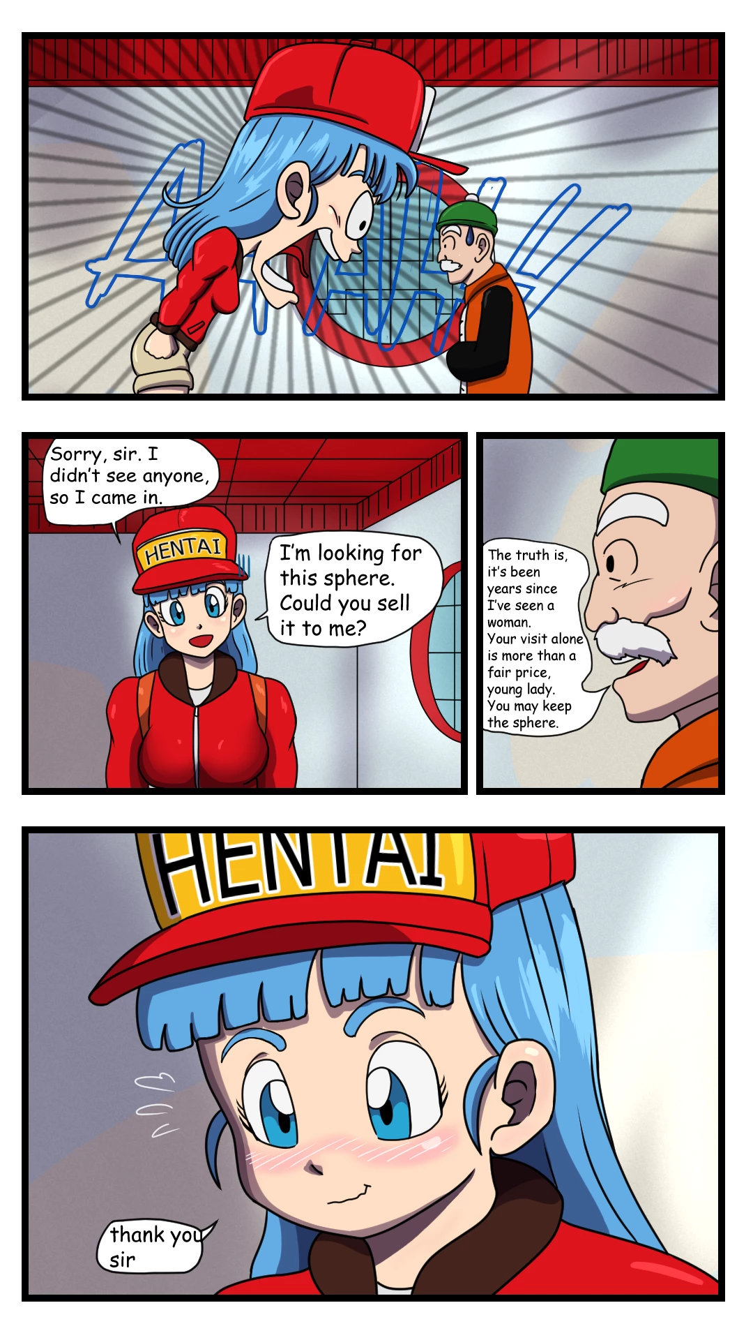 Bulma's Search porn comic picture 4