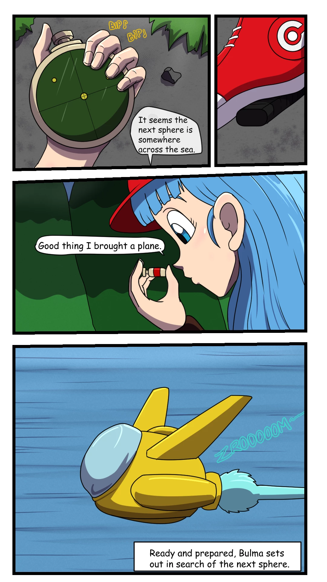 Bulma's Search porn comic picture 6