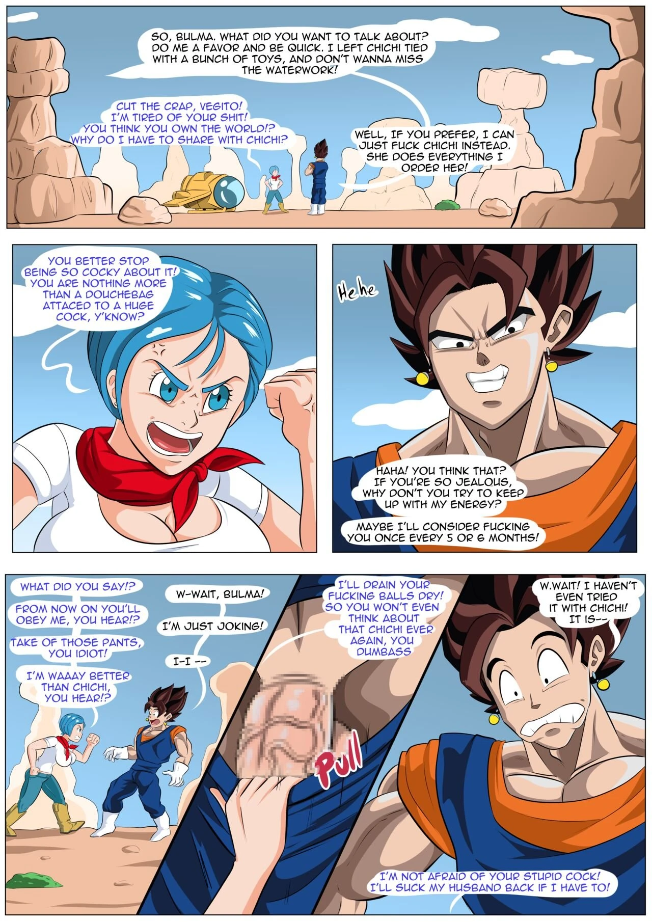 Bulma's Special Attack porn comic picture 1