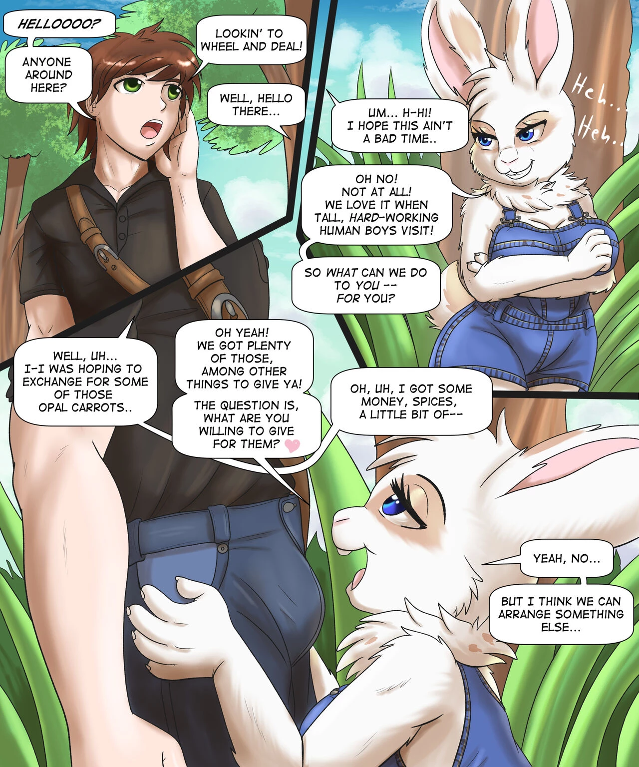 Bunnies Wheel N Deal porn comic picture 2