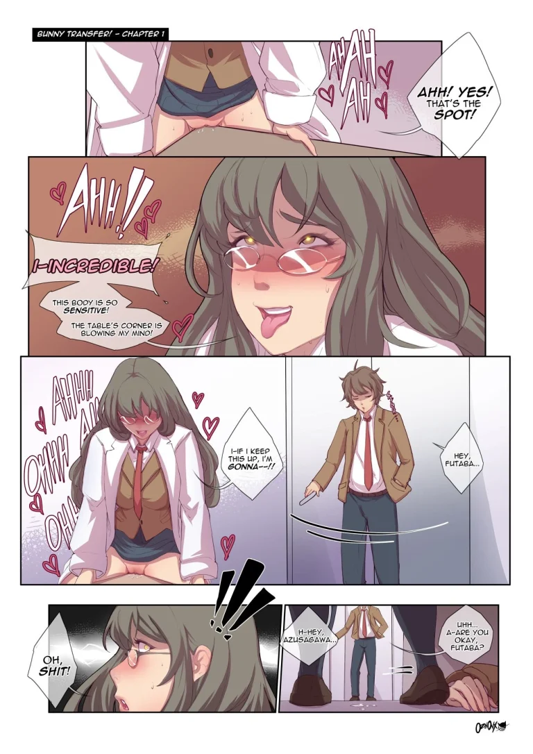 Bunny Transfer! porn comic picture 1