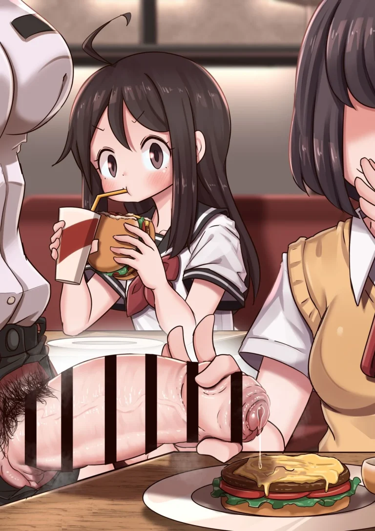 Burger shop porn comic picture 10