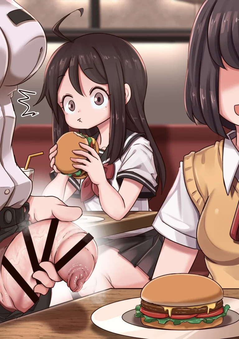 Burger shop porn comic picture 18