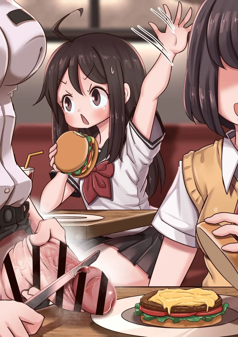 Burger shop porn comic picture 22