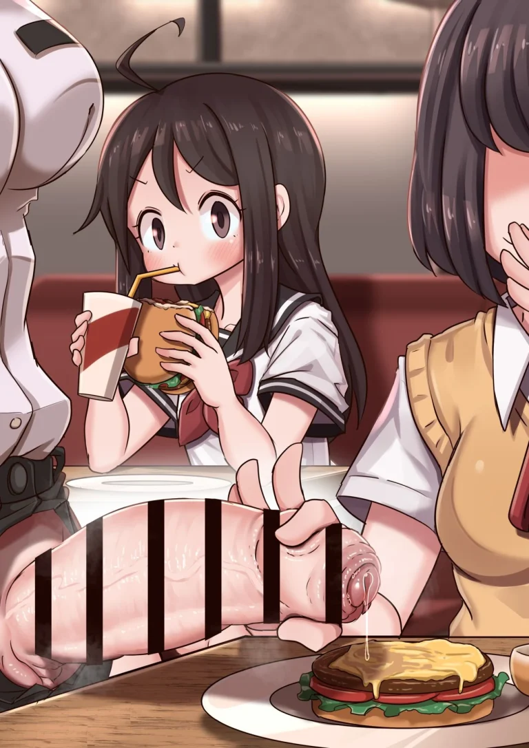 Burger shop porn comic picture 25